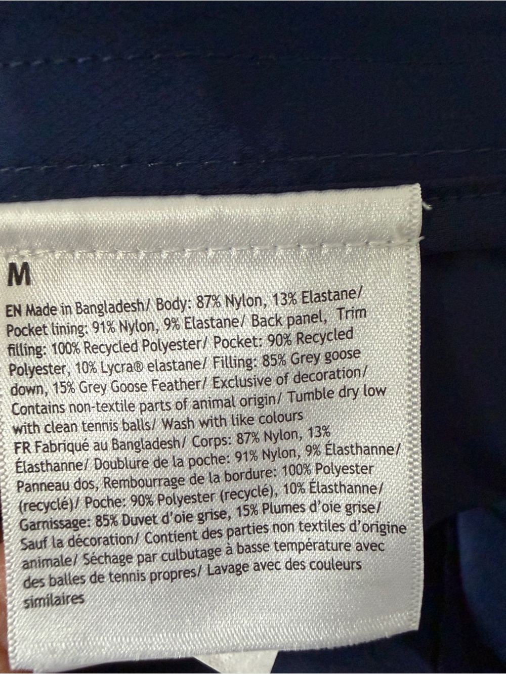 Lululemon Navigation Down Vest Mens M Classic Blue Goose Down Puffer NWT $198*M8 - Picture 4 of 4